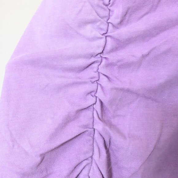 BENCH Purple Scrunched Girl's T-Shirt XL (14-16) - Picture 4 of 8